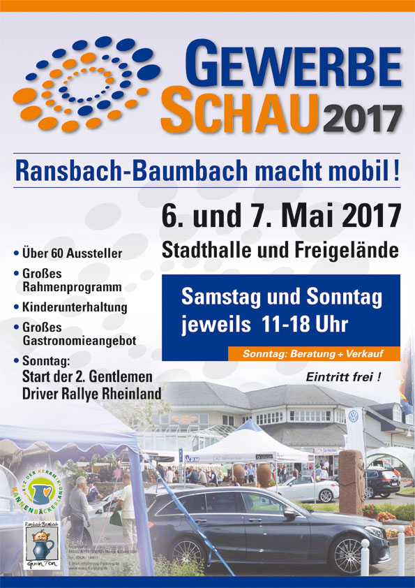 Gewerbeschau 06.-07. Mai 2017 in Ransbach-Baumbach