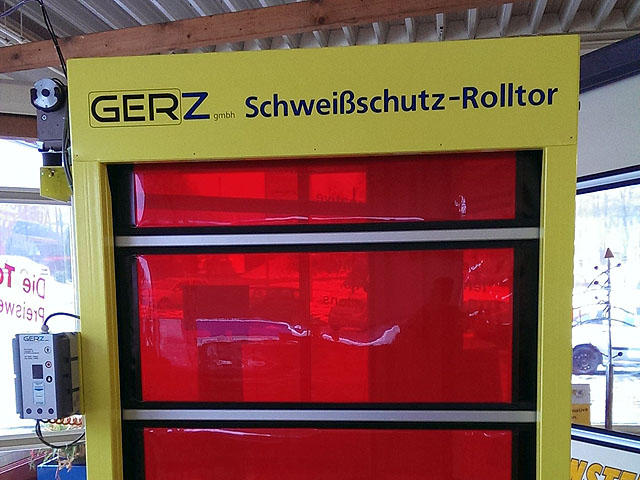 Schweißschutz-Schnelllauf-Rolltor von GERZ GmbH